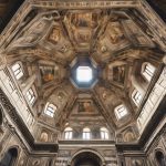 admiring renaissance architecture masterpiece