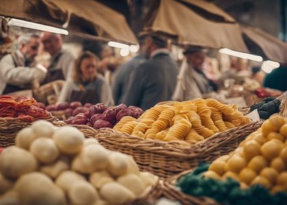 delicious tuscan food markets