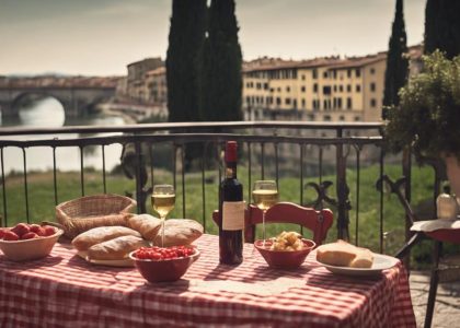 dining along the lungarno