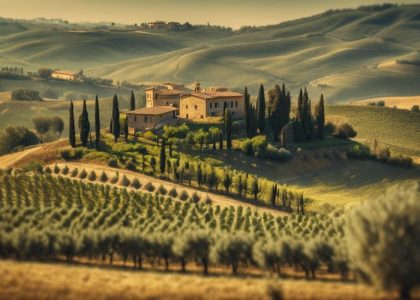 explore tuscan olive groves