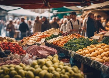 exploring tuscan food markets