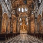 iconic art in cathedral