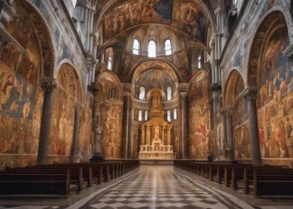 iconic art in cathedral