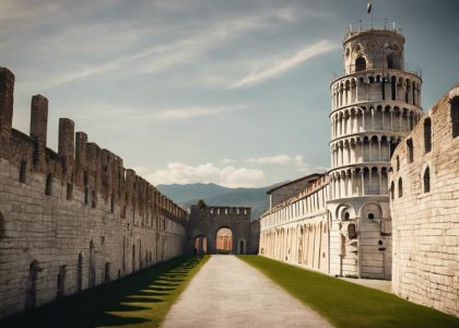 pisa s medieval city walls