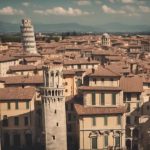 pisa tower houses leaning
