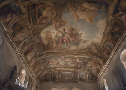 restoring palazzo della carovana